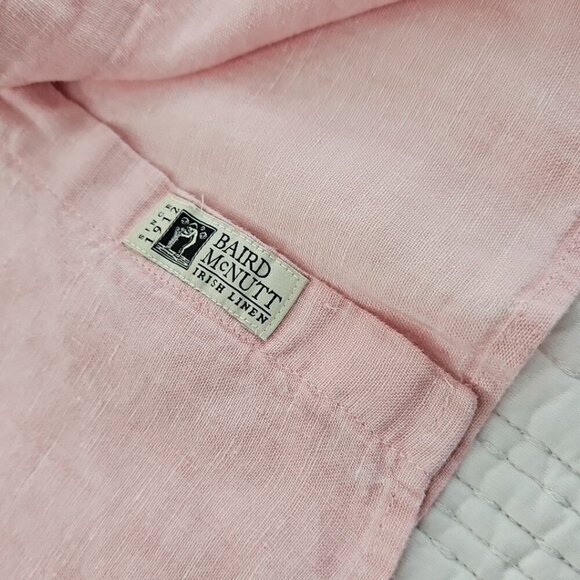 J. Crew 100% Irish Linen Button Down Shirt Men's L Pink Baird McNutt NWOT - Picture 4 of 15